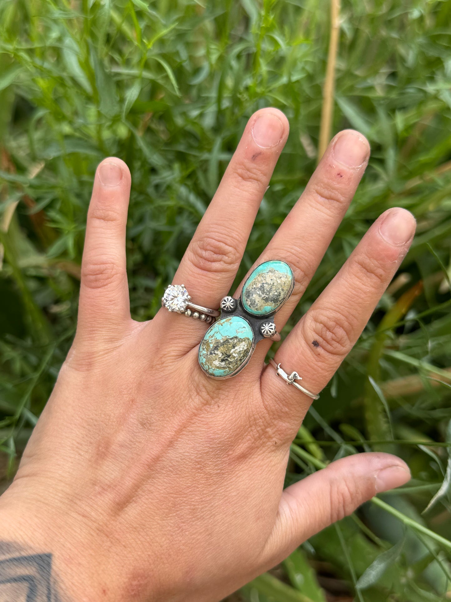 Evans Turquoise Ring Size 8