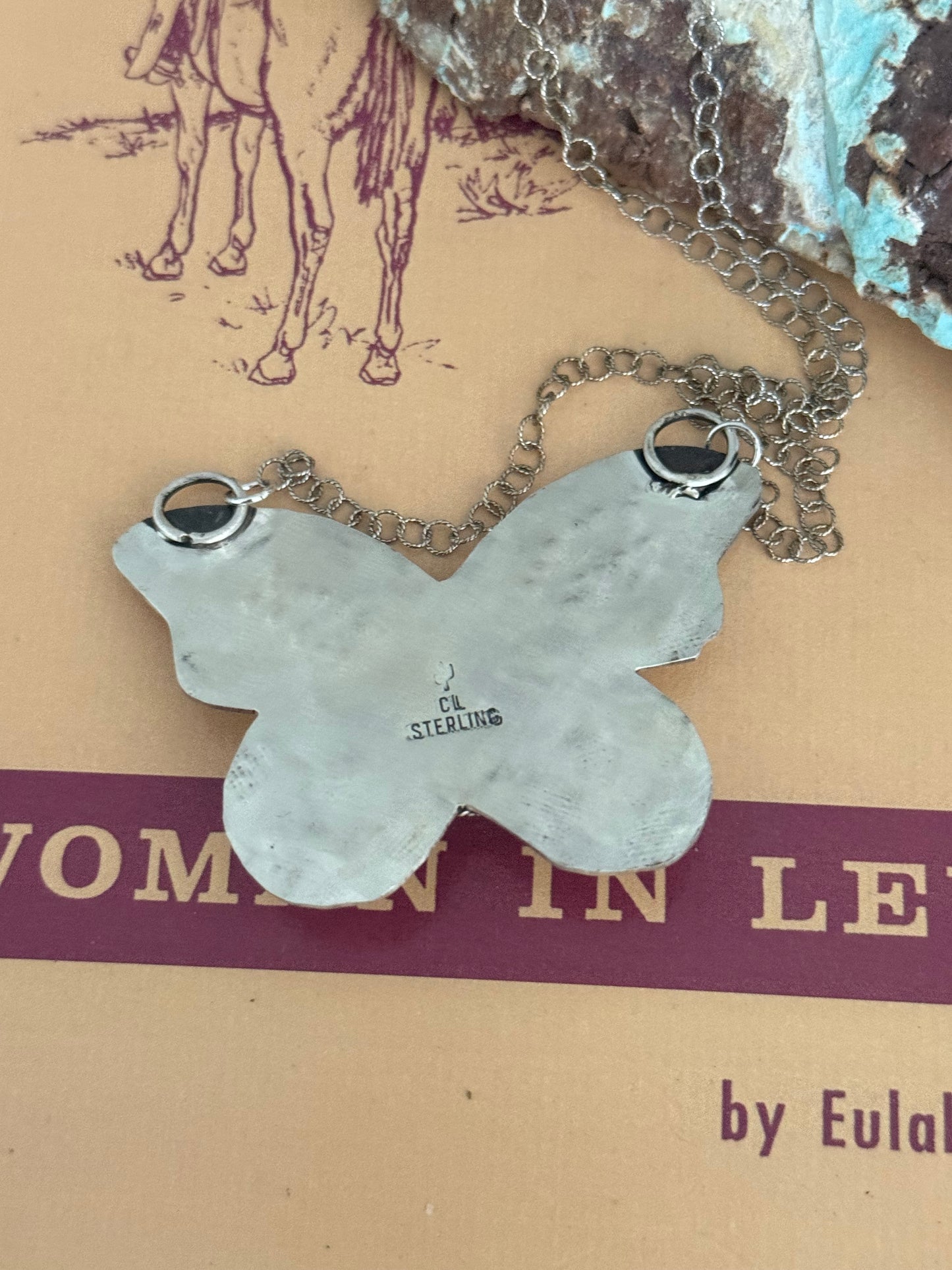 Royston Turquoise Butterfly Necklace