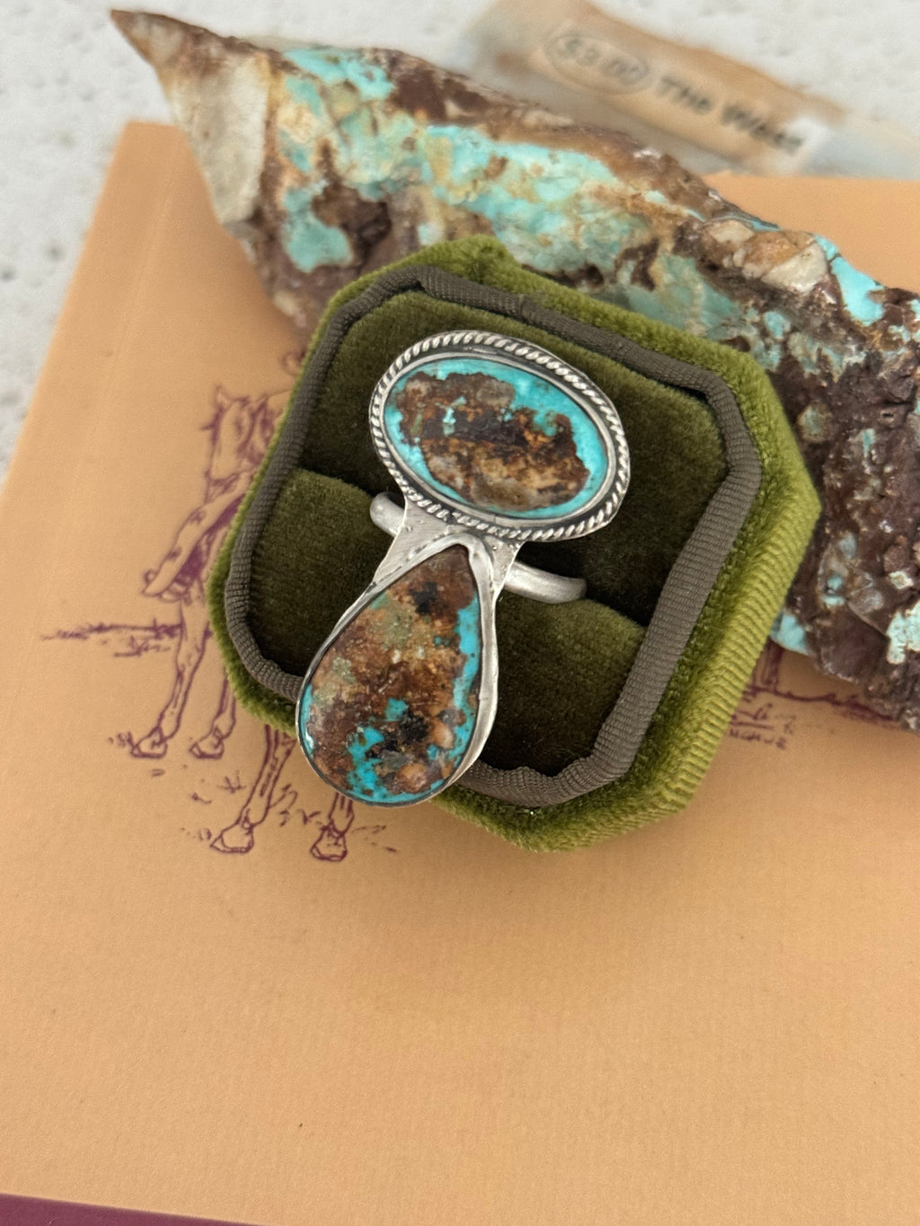 Evans Turquoise Ring Size 9