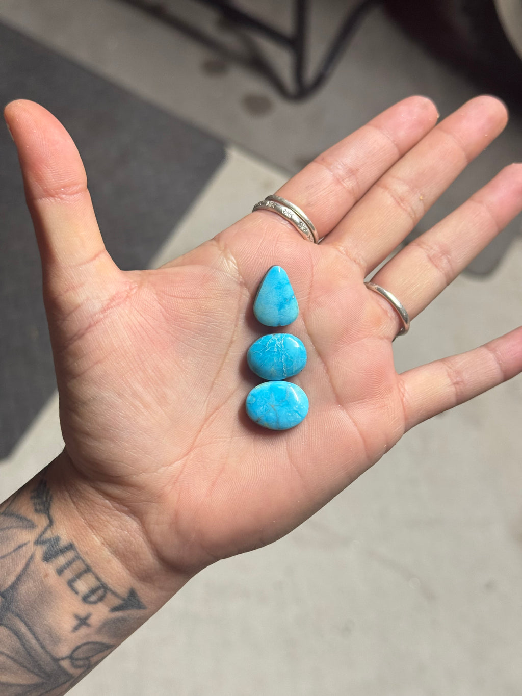 Blue Bird Turquoise Ring Size 7