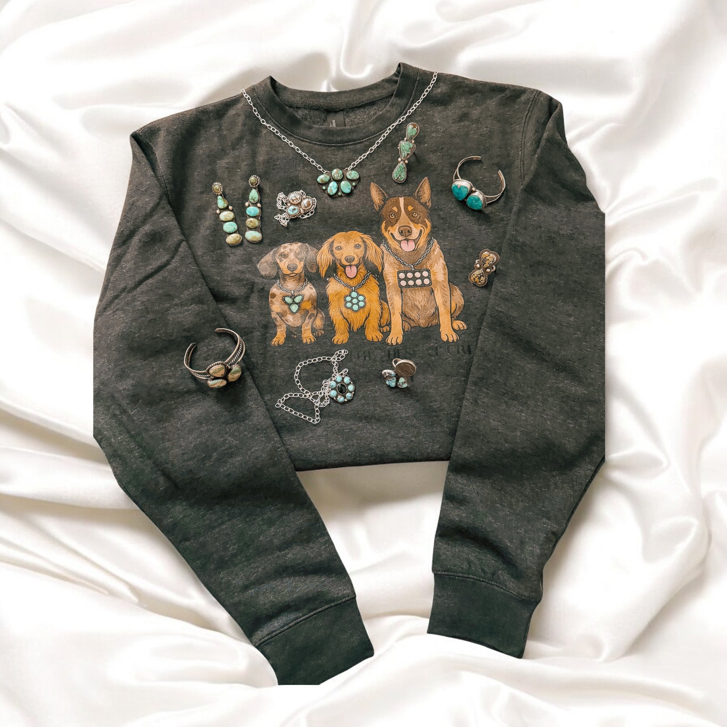 Designed in the Desert Crew Dog Crewneck