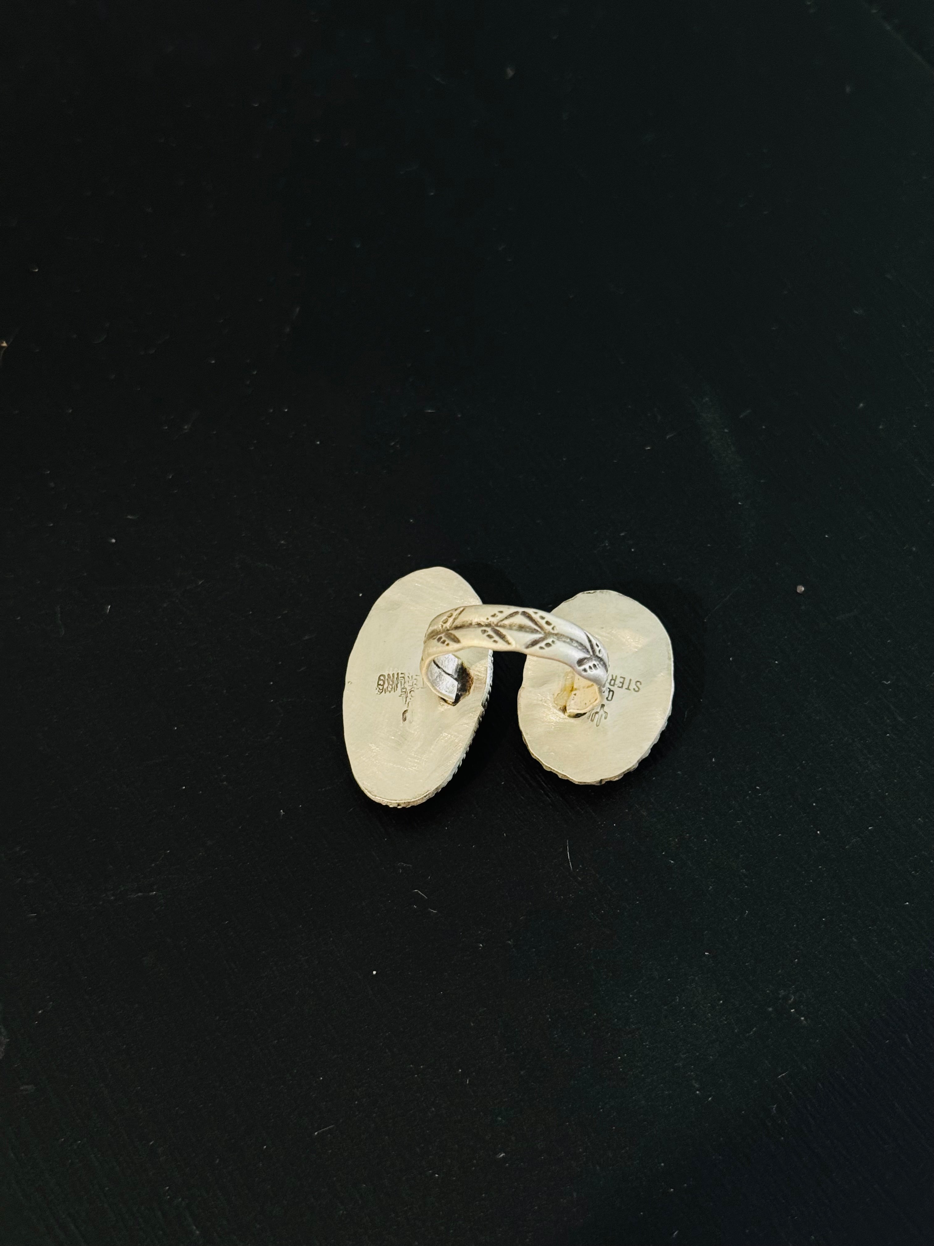 Multi Stone Checkered Adjustable Ring