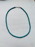 RESELL Turquoise Beaded Necklace 18 inches