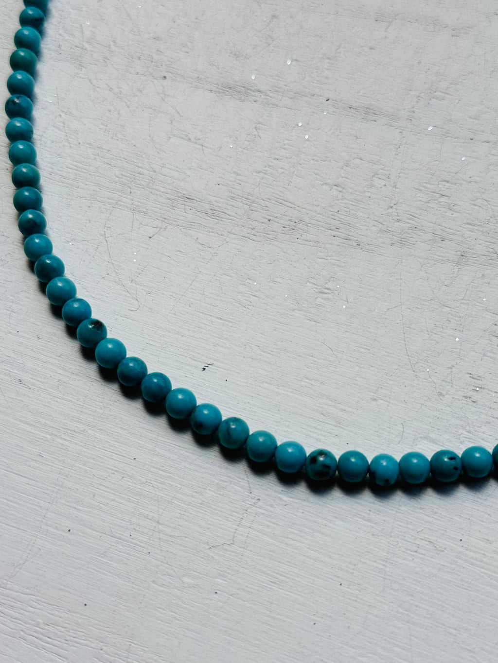 RESELL Turquoise Beaded Necklace 18 inches