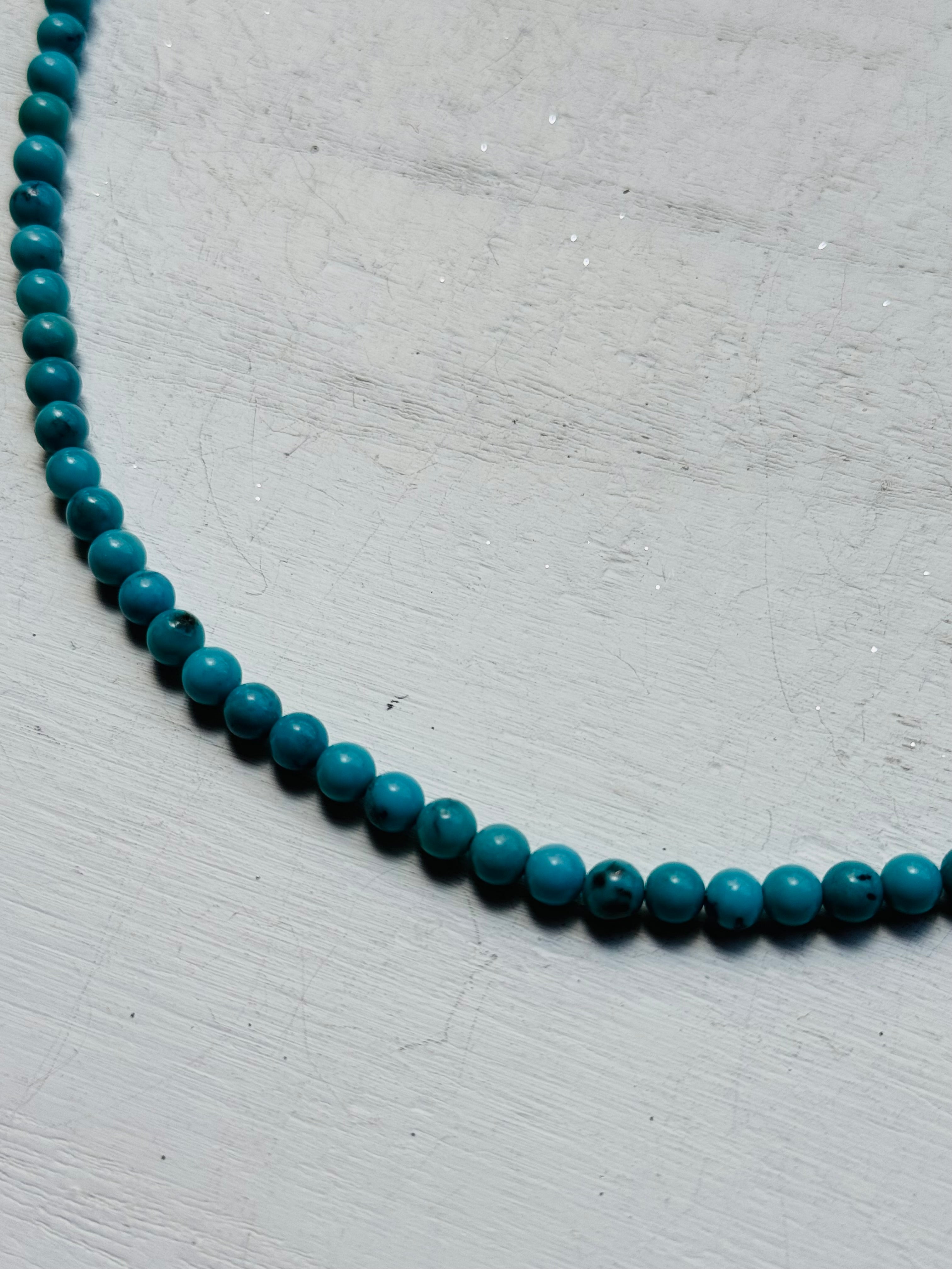 RESELL Turquoise Beaded Necklace 18 inches