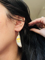 RESELL Reda Galvan Bumblebee Agate Dangle Earrings