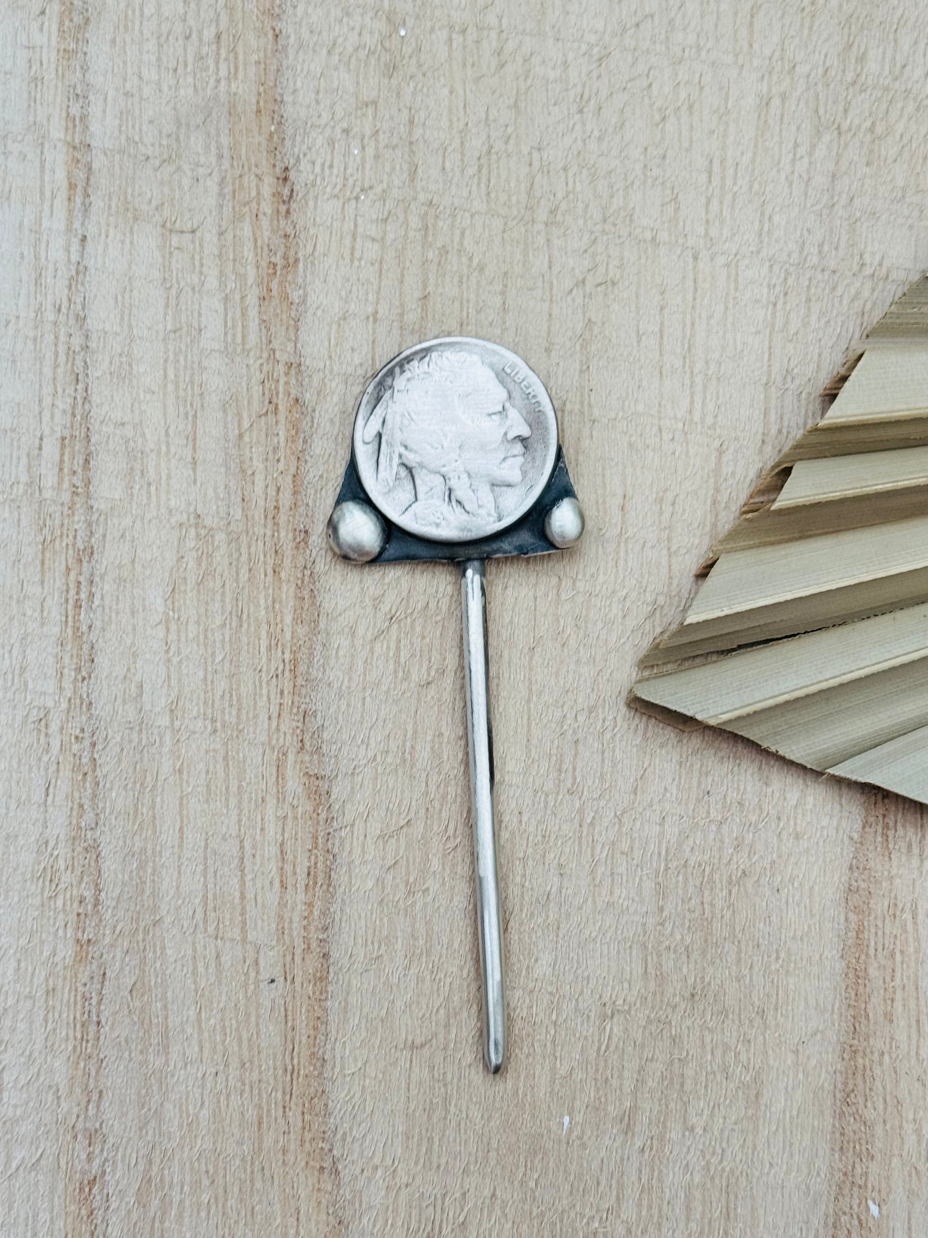 Buffalo Nickel Hat Pins/Toothpicks