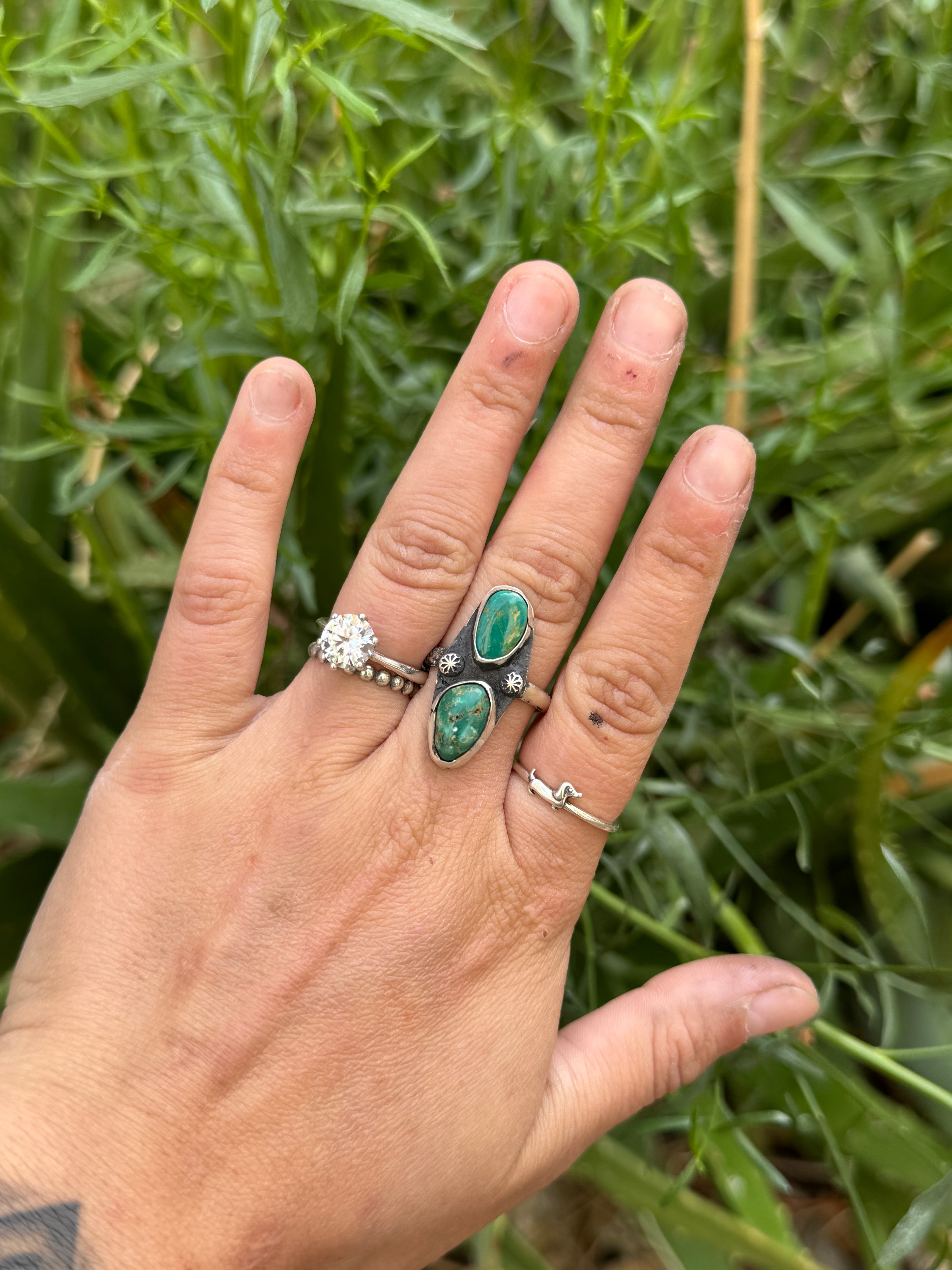 Royston Turquoise Ring Size 8