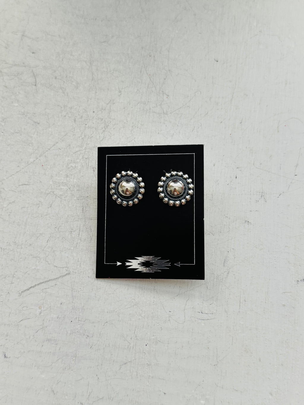 RESELL Navajo Concho Stud Earrings
