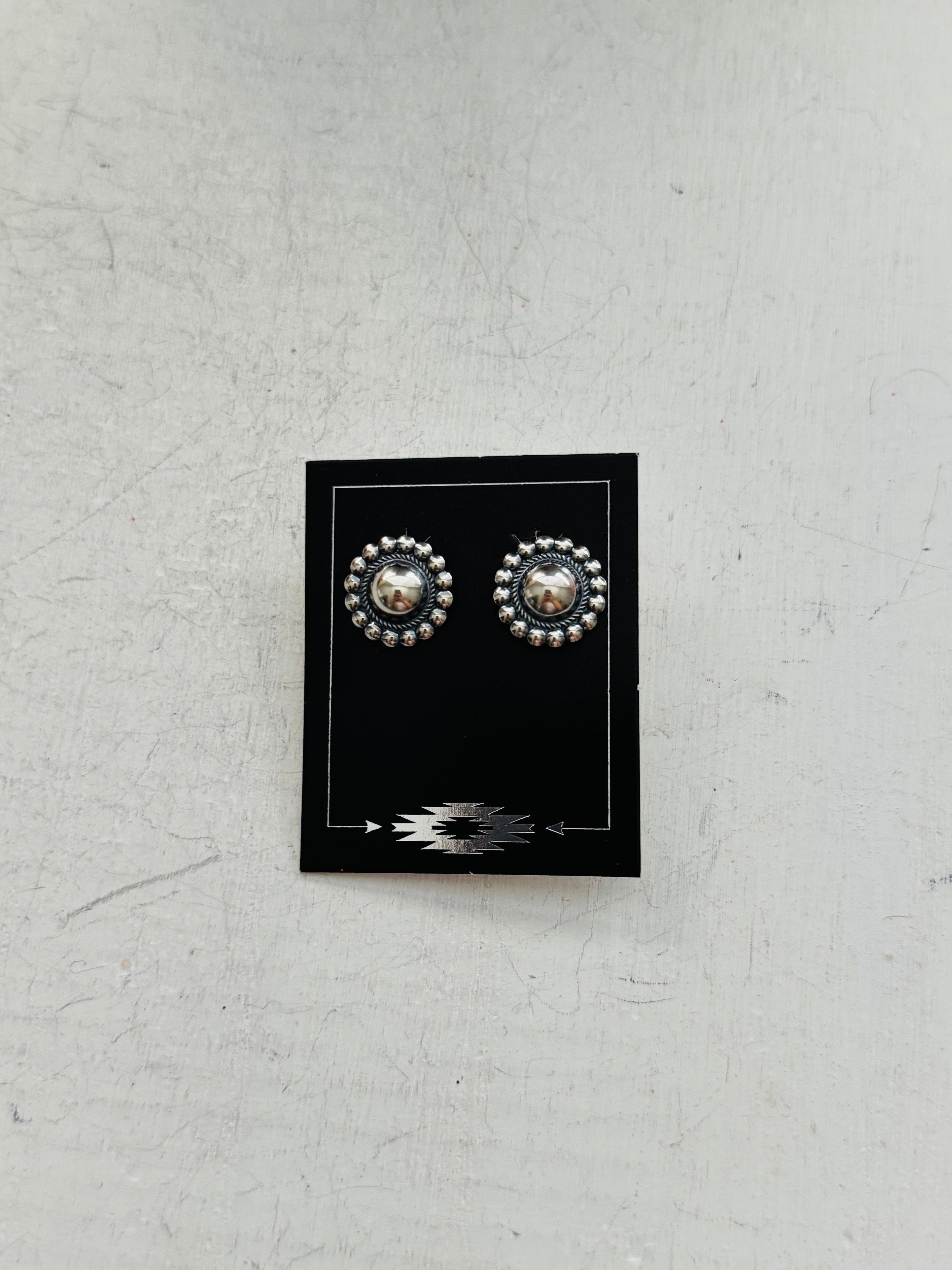 RESELL Navajo Concho Stud Earrings