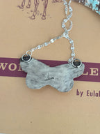 Golden Hills Turquoise Butterfly Necklace