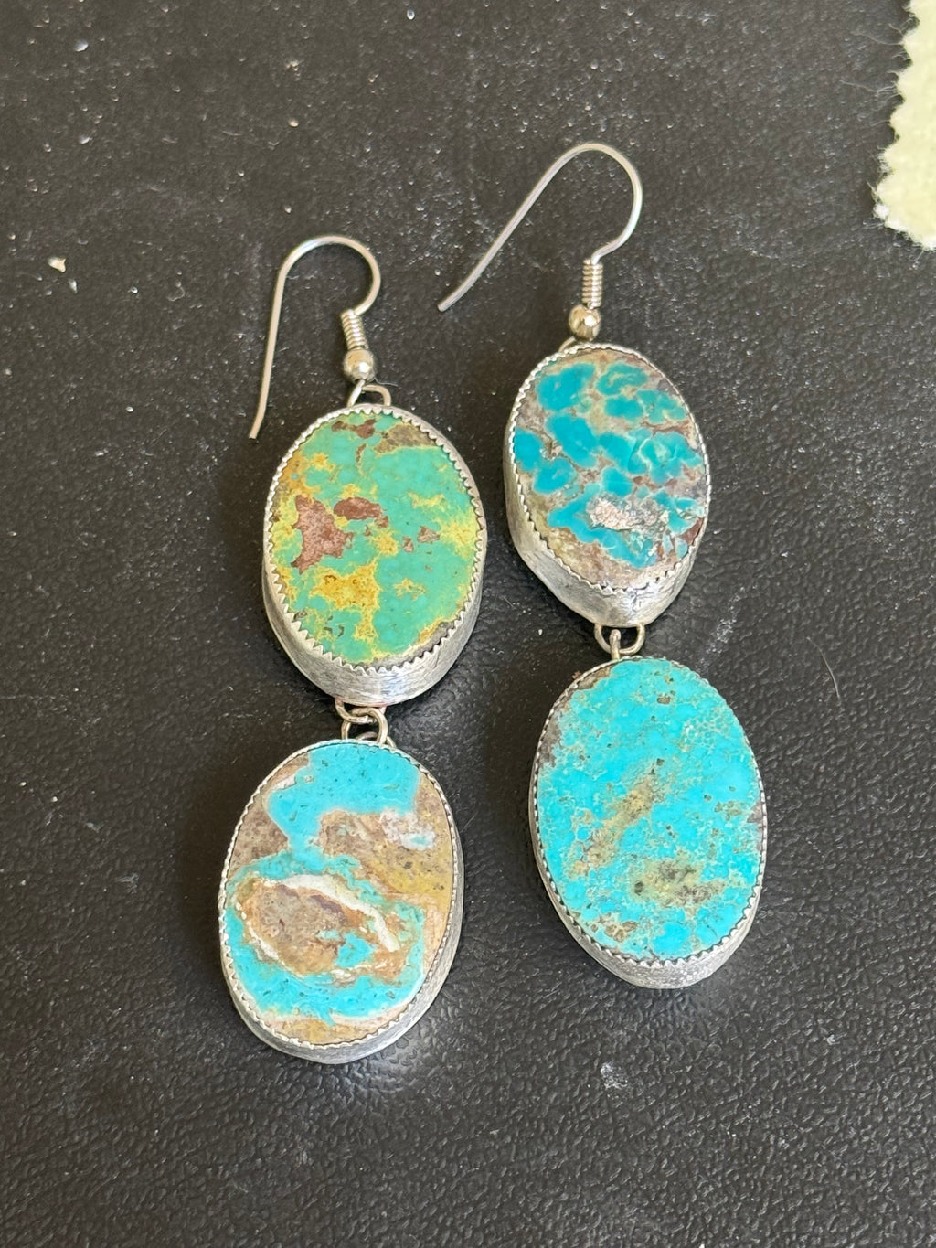 Multi Turquoise Dangle Earrings