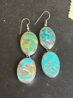 Multi Turquoise Dangle Earrings