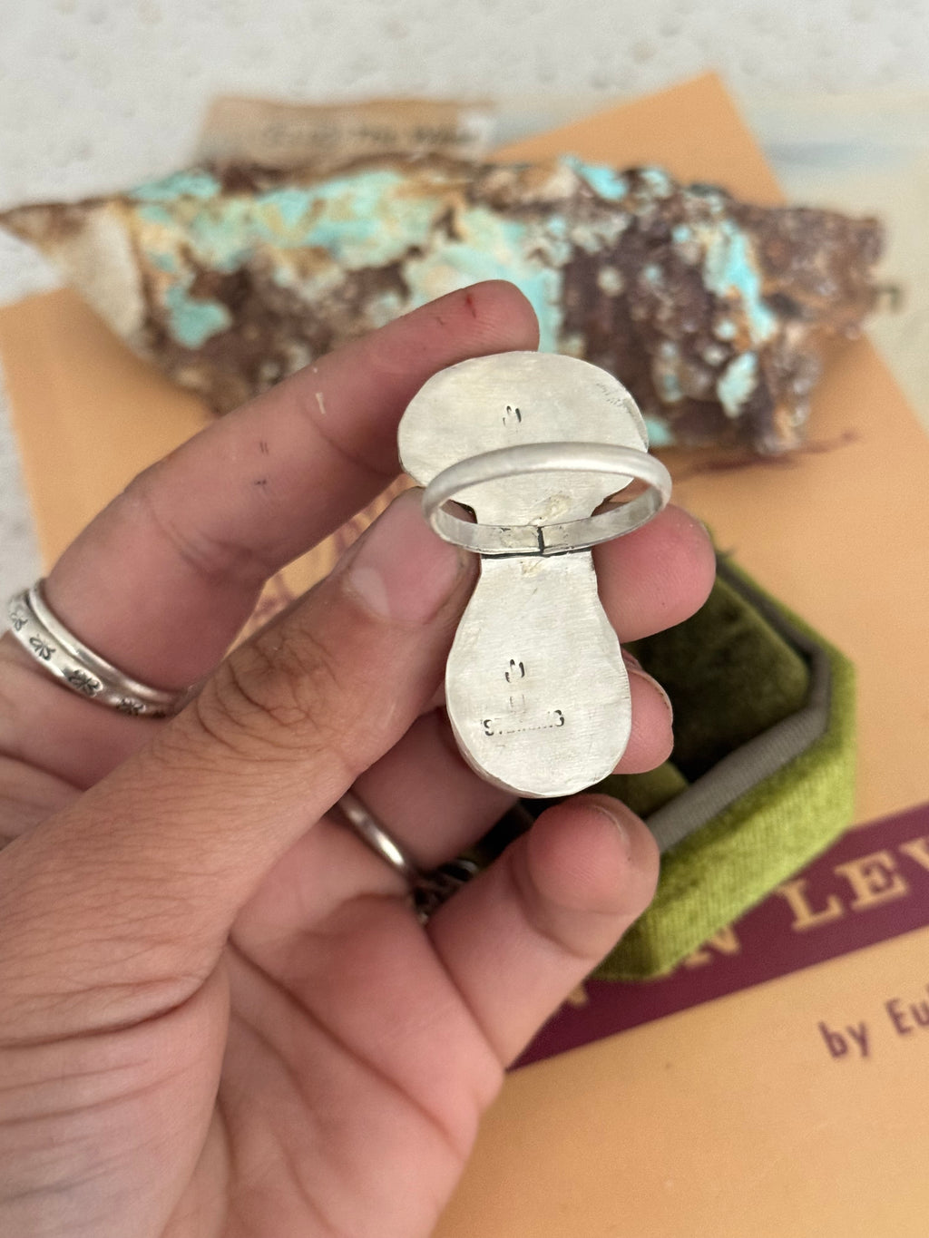 Evans Turquoise Ring Size 9