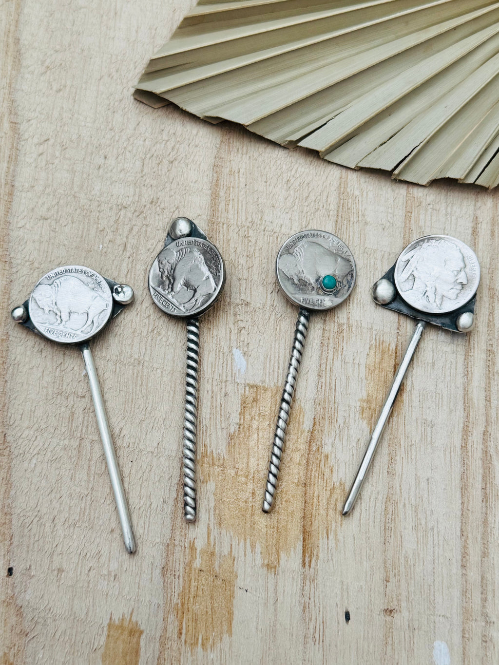 Buffalo Nickel Hat Pins/Toothpicks