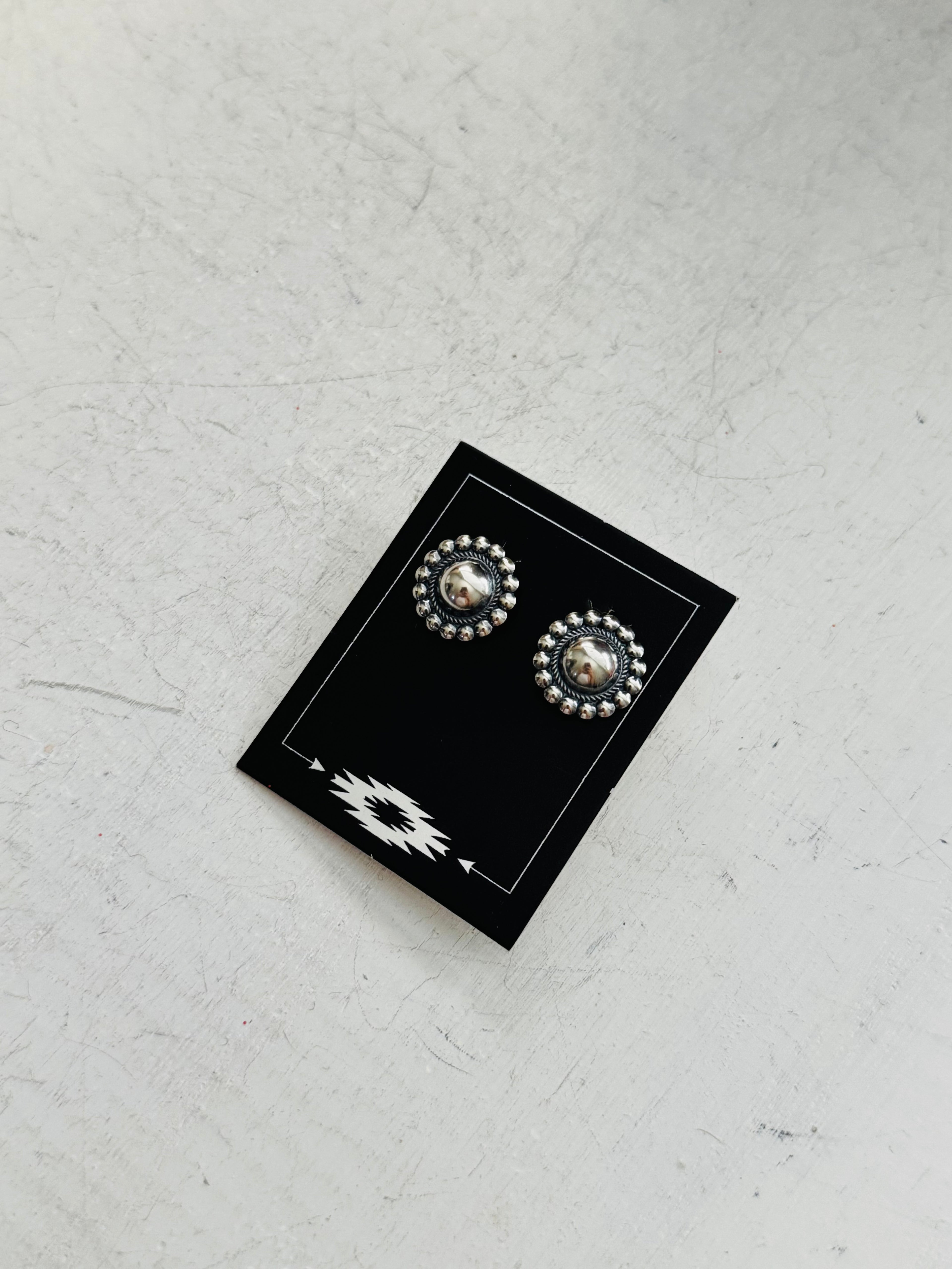 RESELL Navajo Concho Stud Earrings