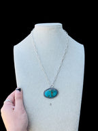Multi Wear Adjustable Kingman Turquoise Necklace