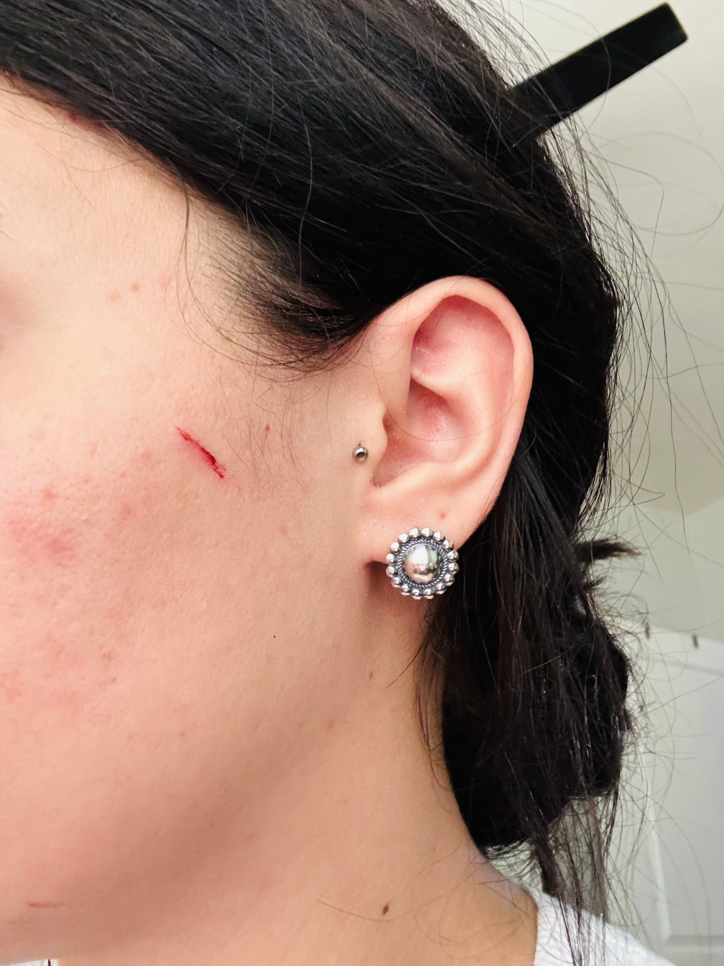 RESELL Navajo Concho Stud Earrings