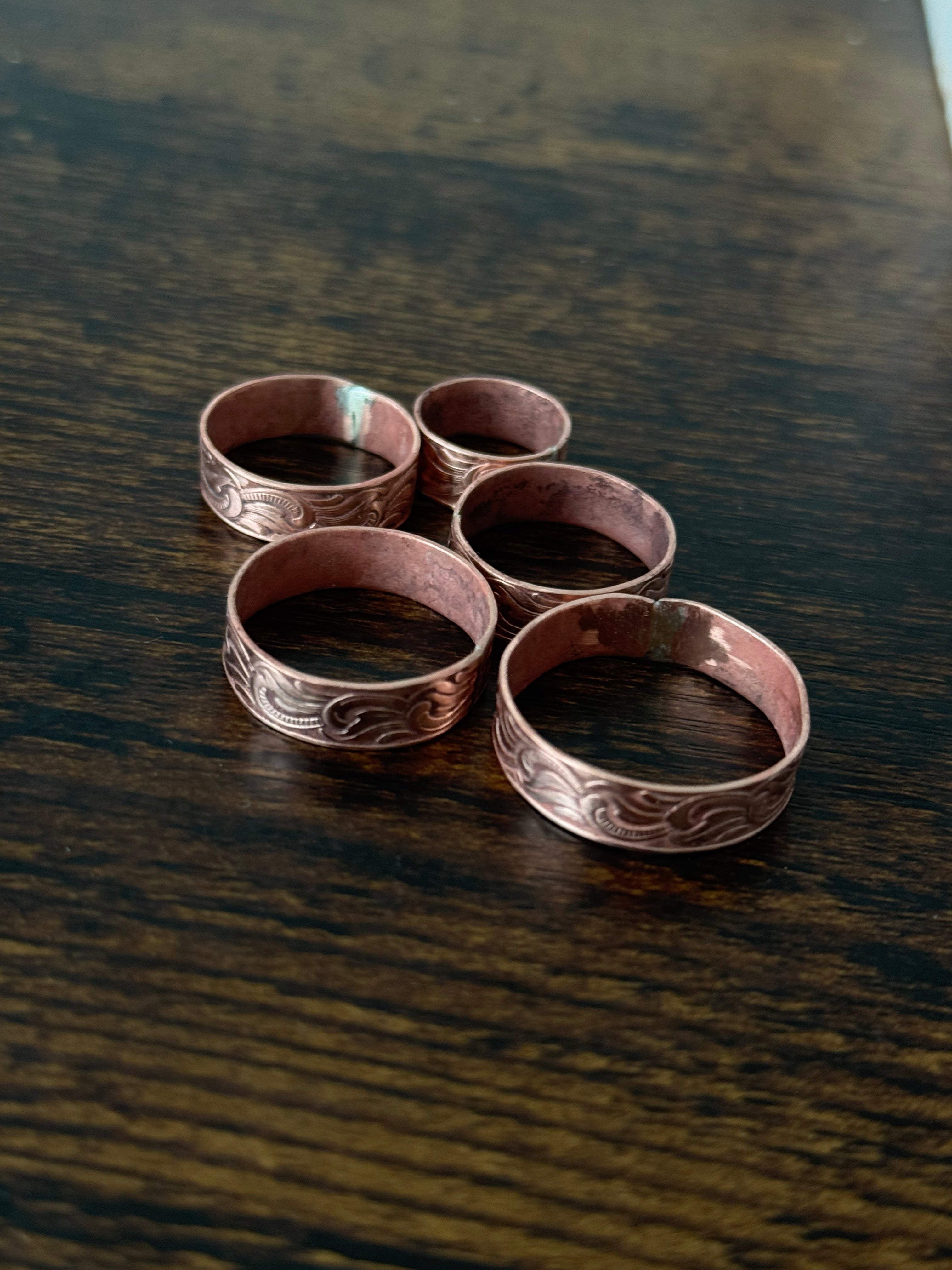 Copper rings