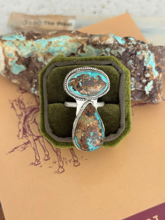 Evans Turquoise Ring Size 9