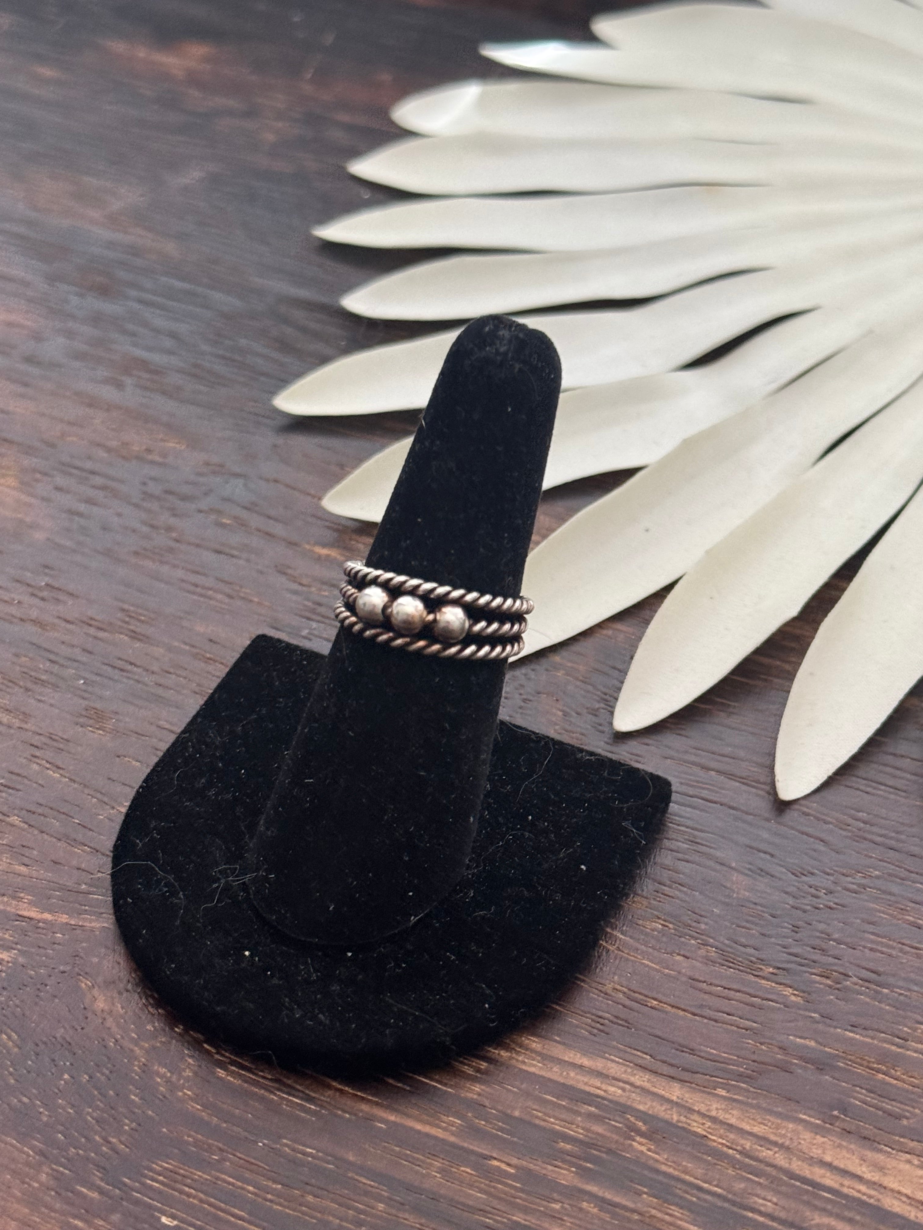 RESELL Southwest Sterling Silver Fidget Ring Size 7