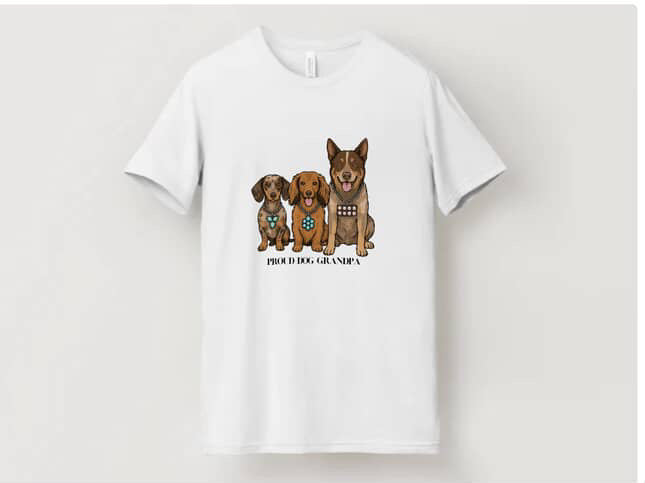 Designed in the Desert Crew Dog Shirt