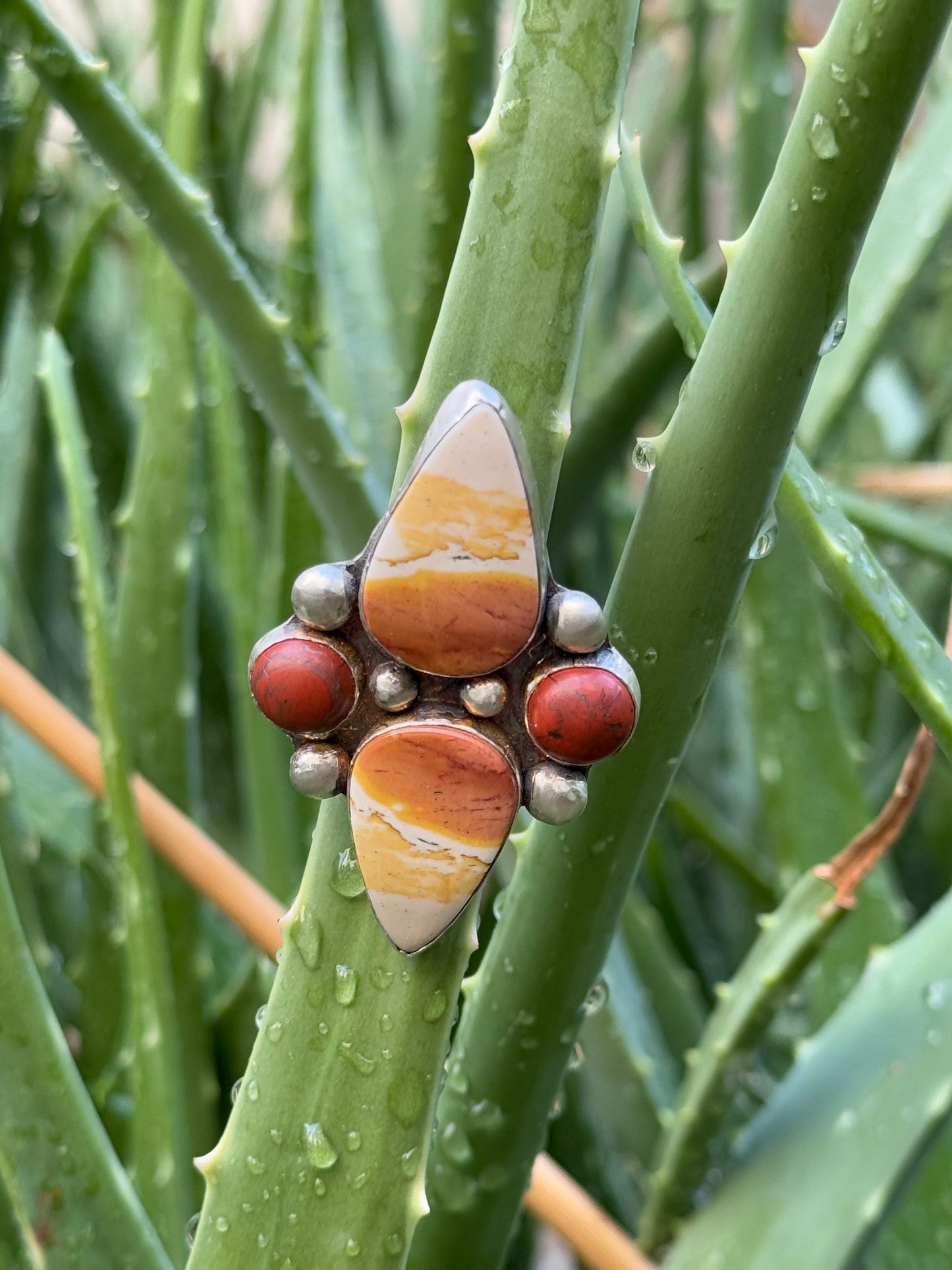 Jasper Ring Size 6.75