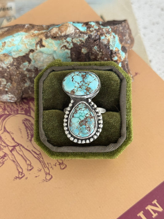 Golden Hills Turquoise Ring Size 8