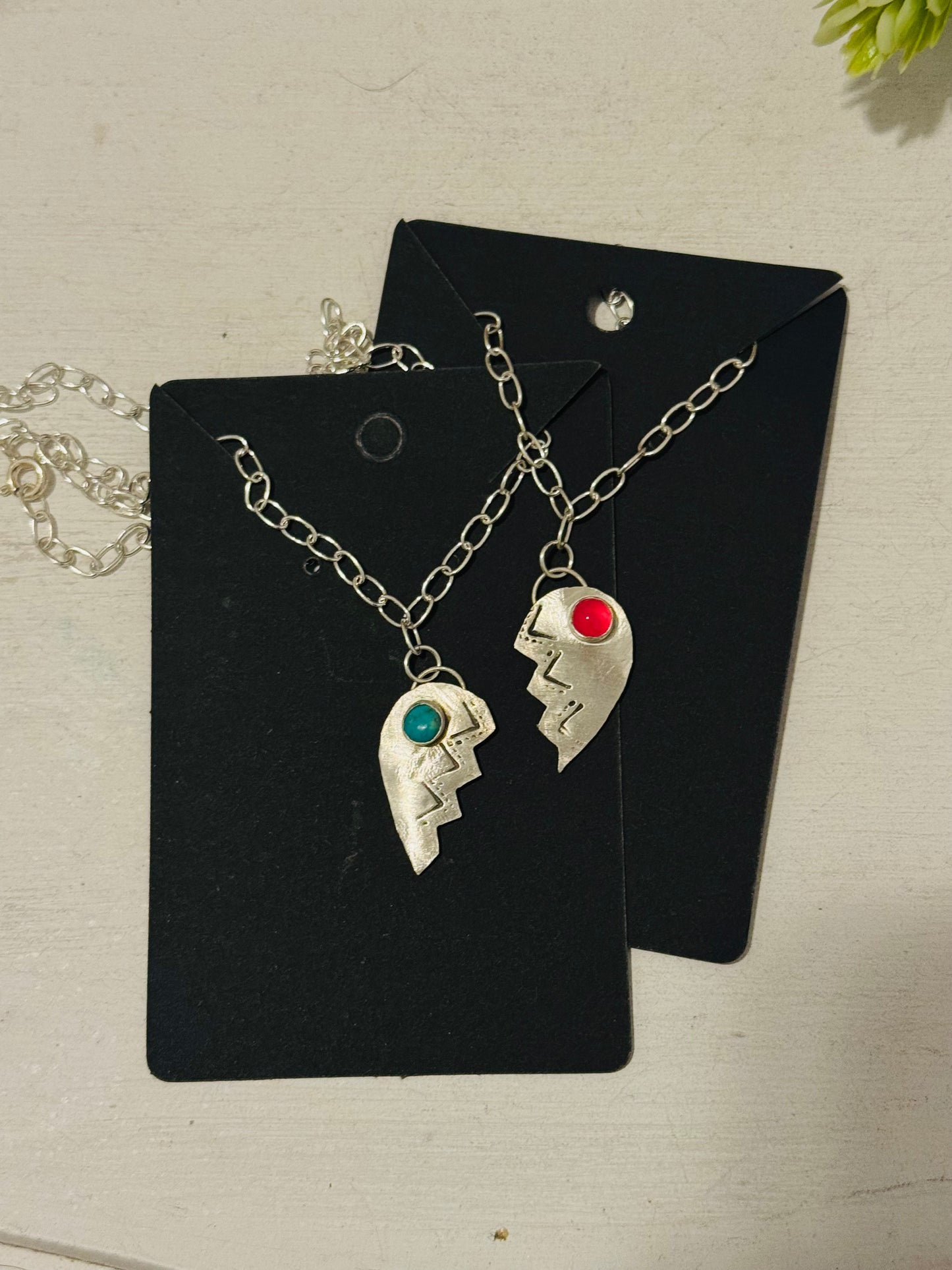 Friendship Heart Necklaces