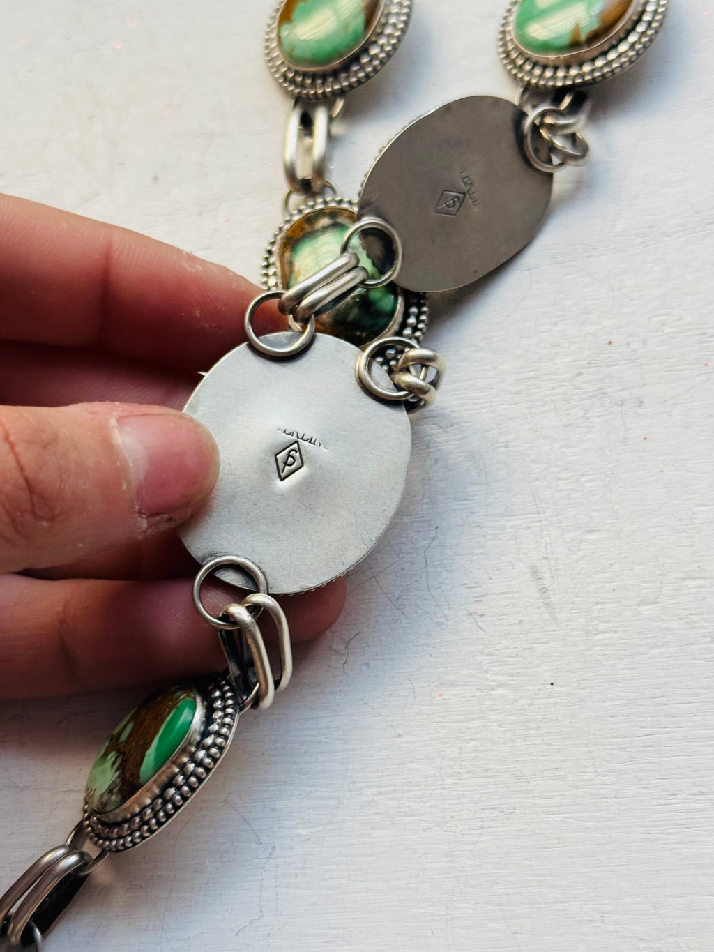 RESELL Shay Pfeiffer Variscite Lariat Necklace